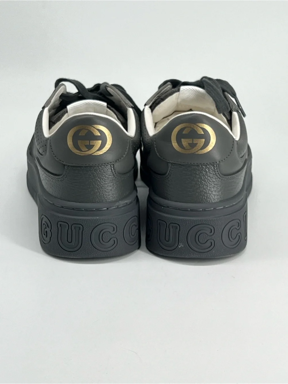 GUCCI GG LACE UP Men’s SNEAKERS - SIZE 41.5 (EU) = SIZE  8.5 (US)